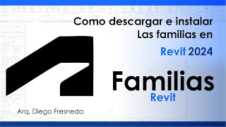 Como Descargar e Instalar Las familias en Revit 2024 [upl. by Hoffer]