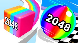 Ball Run 2048  Jelly Run 2048  All Level Gameplay AndroidiOS  NEW APK BIG UPDATE [upl. by Nuavahs]