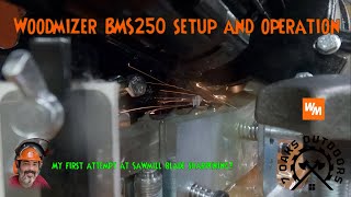 Woodmizer BMS 250 setup [upl. by Rowe]