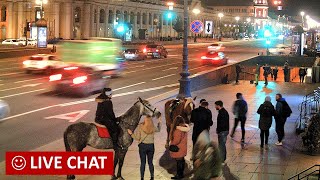 LIVE Nevskiy avenue St Petersburg Russia Gostiny Dvor Невский пр СанктПетербург Гостиный двор [upl. by Aenert]