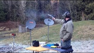 4570 Thompson Contender one handed [upl. by Doane]