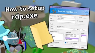 RDPexe 🐝 Bee Swarm Guides RDPexe Guide  A Better Way to macro TWICE on ONE PC [upl. by Inafets]