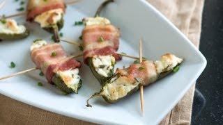 Easy Bacon Wrapped Jalapeno Poppers Recipe [upl. by Oironoh]