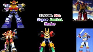 The Tokucast Bottom Ten Super Sentai Mechs [upl. by Lachlan]