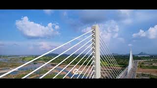 karimnagar cable bridge Drone Shots  4k  captainsaikiran5035  Karimnagar [upl. by Kiran]