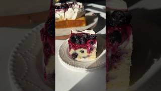 Lemon blueberry ricotta cake incredibly moist bursting with flavor  cake recipe in description [upl. by Nodnil]