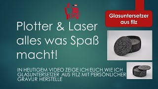 Wie man mit einem Diodenlaser einen epischen Glasuntersetzer herstellt 4K [upl. by Yleme]