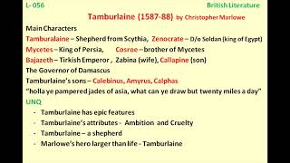 B056 Tamburlaine by Christopher Marlowe [upl. by Seale114]