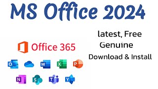 How to Download MS Office 2024 for free  How to Install MS Office 2024 for freeMs Office 2024Cdi [upl. by Kerat]