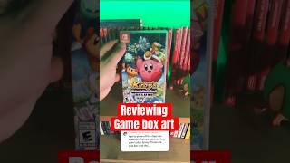 Kirby’s Return To Dreamland A Dreamy Box Art Review shorts gaming [upl. by Inohtna]