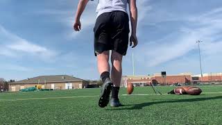 4 Consecutive 50 Yard Field Goals by a Freshman Kicker [upl. by Eehtomit415]