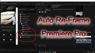 How to Auto Reframe Video Clips in Premiere Pro  By David Found [upl. by Liebman]