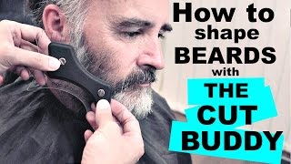 HOW TO TRIM AND SHAPE BEARDS with THE CUT BUDDY  BEARD TUTORIAL  WEZSTYLES [upl. by Stein]