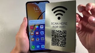 How to scan wifi qr code in huawei nova y61  Huawei nova y61 prime wifi qr code scanner [upl. by Shirlene473]