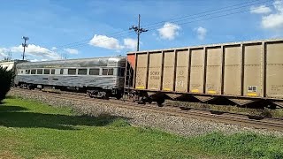 CSX M380 with a private car near the end [upl. by Lacim]