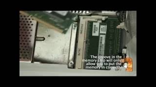 iBook G3 Memory installation  EliteMacTechs [upl. by Zendah139]