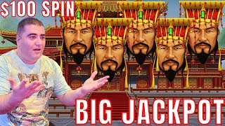 HUGE JACKPOT On High Limit Dollar Storm Slot Machine  100 Spins [upl. by Etnod858]