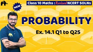 Probability Class 10 Maths  Revised NCERT Solutions  Chapter 14 Exercise 141 Questions 125 [upl. by Danyelle]