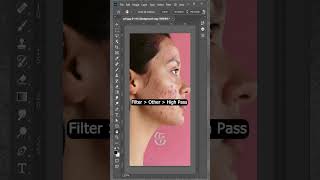 Remove Skin Blemishes in Photoshop  New Tutorial shorts photoshop [upl. by Gill]