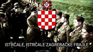 Ustaški splet Hrvatske Ustaške pjesme  Tekst pjesme [upl. by Ydurt]