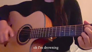 WOODZ  Drowning Acoustic Cover [upl. by Einnod]