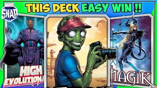 PUSH INFINITE  DECK HIGH EVOLUTIONARY  MARVEL SNAP [upl. by Eciuqram]