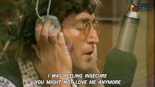 John Lennon  Jealous Guy UltraHD4k w Lyrics On Screen [upl. by Ingar]