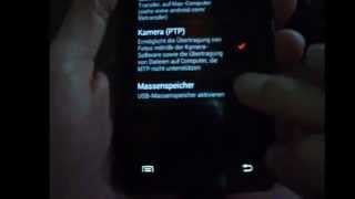 Samsung Galaxy S2  USB Verbindung über Cyanogenmod 10 herstellen [upl. by Odicalp112]