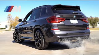 BMW X3M Exhaust Install and Sound  Evolution Racewerks Mid Pipes [upl. by Nohsad935]