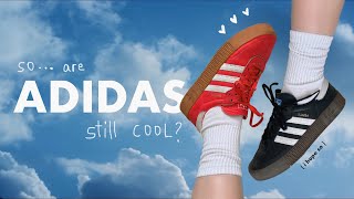 how to style adidas sambas  gazelle bold [upl. by Munt]