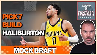 NBA Fantasy Basketball Mock Draft Pick 7  9 Cat Tyrese Haliburton Build [upl. by Petigny]