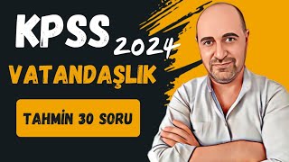 KPSS VATANDAŞLIK ÇIKABİLECEK 30 SORU [upl. by Hopkins]