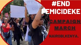 Historical endfemicideke marchMomentsampConversations with WomenampMen at the marchin NairobiKenya [upl. by Diamond]