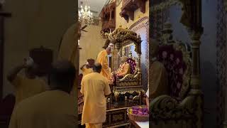 Gurupuja  Sri Sri Radha Gopinath Mandir ISKCON Chowpatty  11th Aug 2024 [upl. by Nerret954]