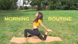 Express Morning Routine  ✨️Yoga✨️moins de 10min le matin pour bouger son corps⚡️Souplesse⚡️Mobilité [upl. by Araihc]