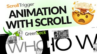 Create Scroll Animations With GSAP ScrollTrigger [upl. by Ahsinel443]