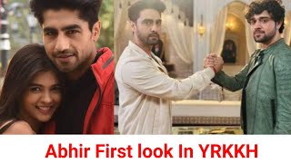 Breaking News  Abhir First look In YRKKH [upl. by Walther]