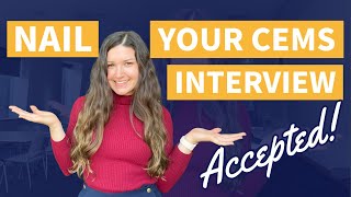 NAIL YOUR CEMS INTERVIEW CEMS MIM Interview Questions [upl. by Oicnedurp345]