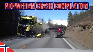 Craziest Norwegian Dashcam Crash Compilation  Horrible Crashes of 2020 [upl. by Anelagna]