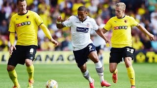 MATCH HIGHLIGHTS  Watford 30 Bolton [upl. by Udelle]