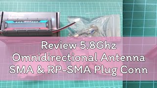 Review 58Ghz Omnidirectional Antenna SMA amp RPSMA Plug Connector for EMAX Pagoda 2 [upl. by Desdamona]