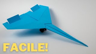 Comment faire un Avion en Papier  JET Fighter 🔥 [upl. by Kimberly796]