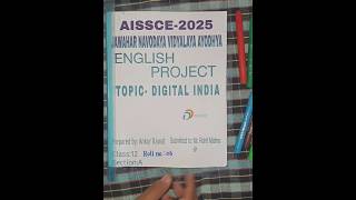 project file on digital India class 12 [upl. by Traci390]