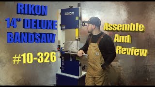 Rikon 14quot Deluxe Bandsaw assembly and review 10326  Overview [upl. by Damicke52]