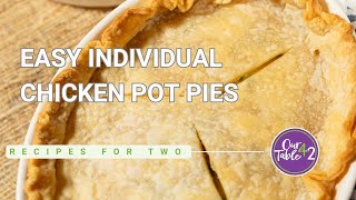 Easy Individual Chicken Pot Pie Recipe  Mini Chicken Pot Pies [upl. by Libbna872]