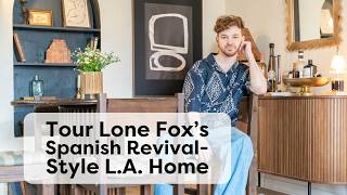 Tour Drew Michael Scotts AKA Lone Fox Spanish Revival Home in LA  Handmade Home [upl. by Llerroj375]