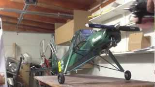 RC fieseler storch start saito FG 40 2 [upl. by Iveson921]