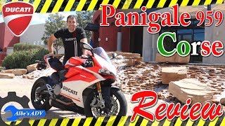 2019 Ducati Panigale 959 Corse complete review [upl. by Pitt299]