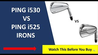 ✅ Ping i530 Vs Ping i525 Irons Review 2024  Big Upgrade Or Not [upl. by Owades]