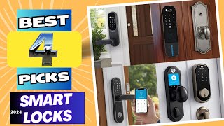 Top 4 Best smart locks For 2024 [upl. by Barraza]